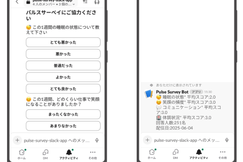 Slackが社員のホンネを引き出すツールに？enebularで実現する「パルスサーベイ」